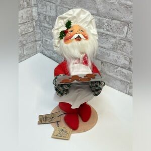 Vintage Annalee Doll
Chef Santa Holding Tray Of Cookies 13"H Rare
HTF 1995 NWT